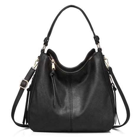 WOMEN'S LUXURY BLACK BUCKET BAGS 